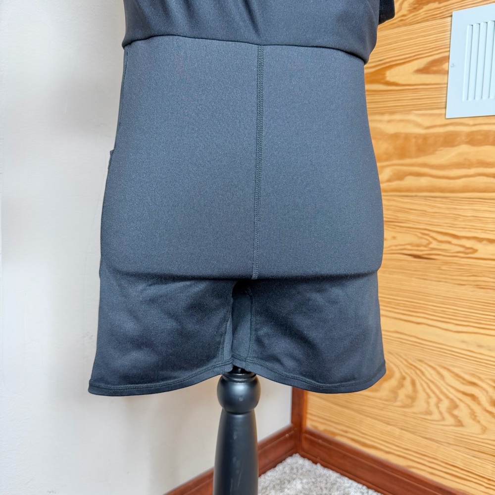 Z By Zella Motion Tank Dress Black Medium M Activewear Mini Racerback Tennis - Picture 4 of 12